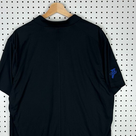 Nike 1 Cent Memphis Tigers Polo XLT Black Basketball Team Issued Penny Hardaway - Picture 5 of 7